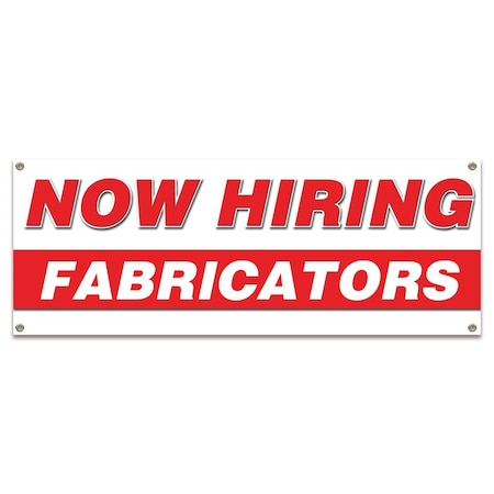 Signmission Now Hiring Fabricators Banner Apply Inside Accepting Application Single Sided B-30237